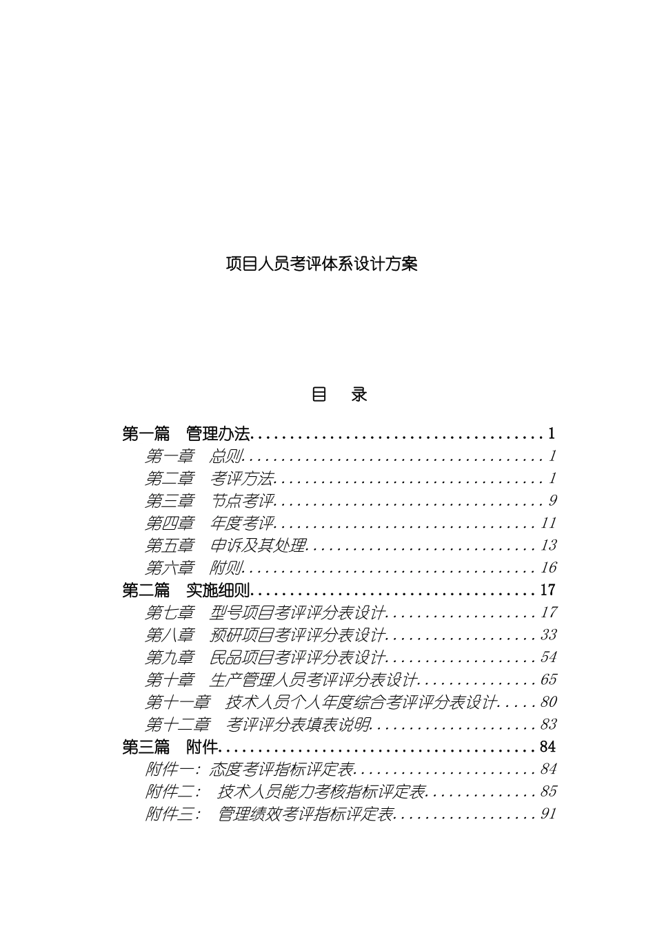 项目人员考评体系模板_第2页