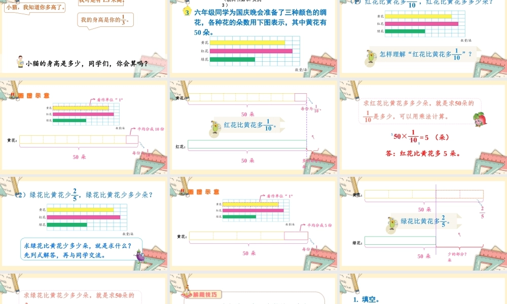 苏教版六年级上册数学-2024-2025学年度-第二单元-第3课时 求一个数的几分之几 教学课件