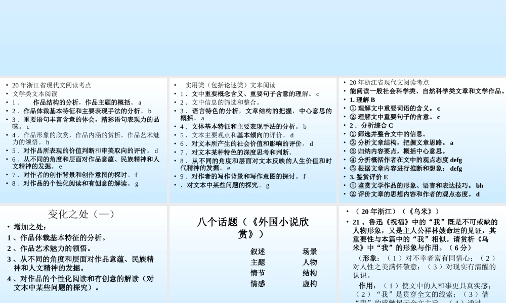 纷乱之后的冷静二轮复习中的现代文阅读