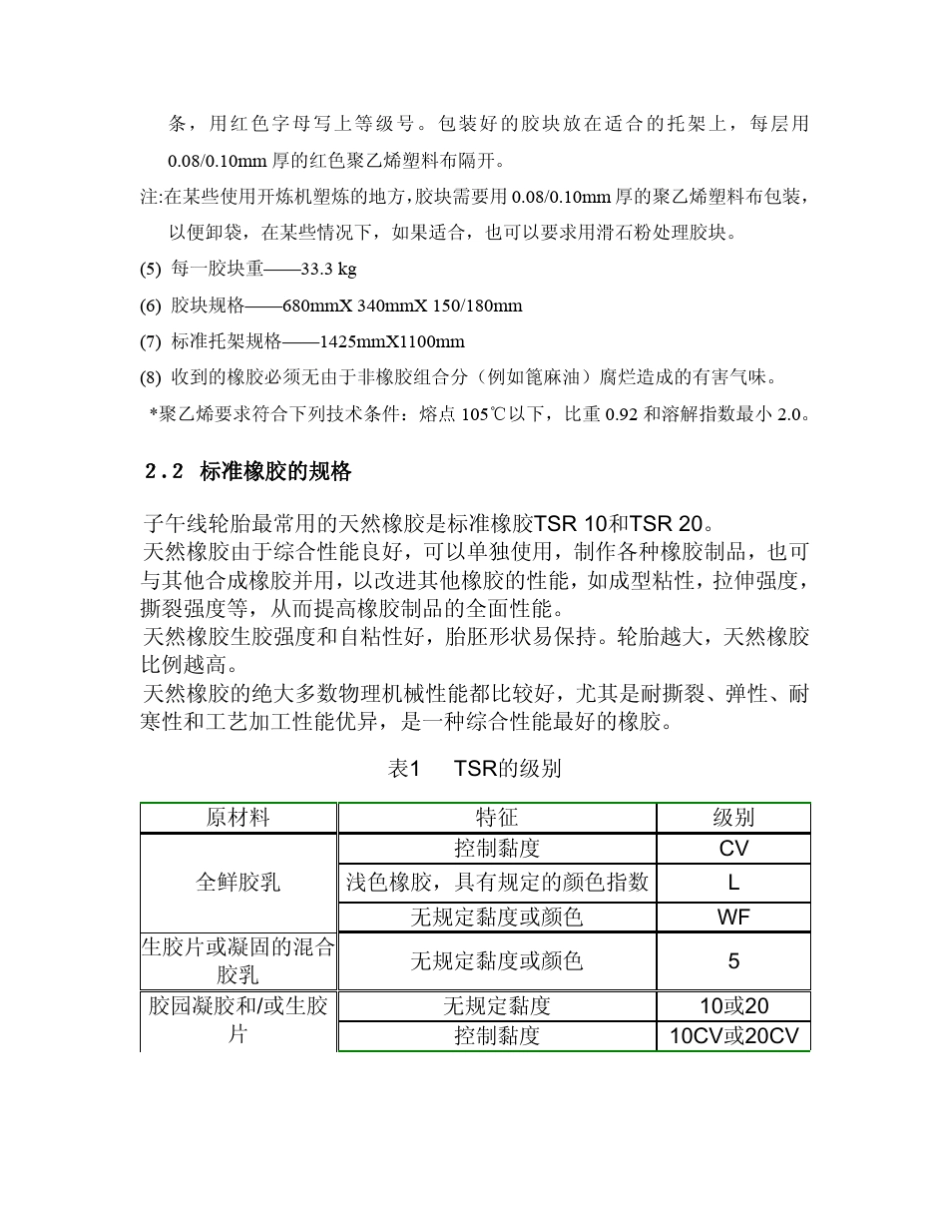子午线轮胎用原材料性能要求及成品检测_第2页