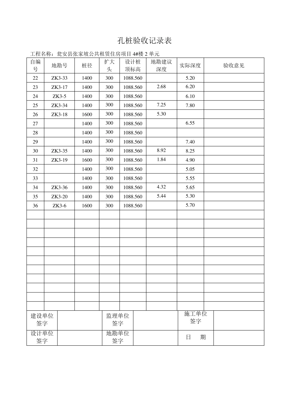孔桩验收记录表_第2页
