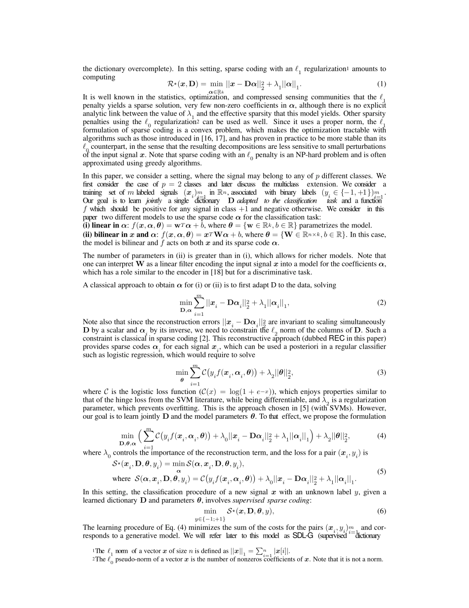 字典学习SupervisedDictionaryLearning_第2页