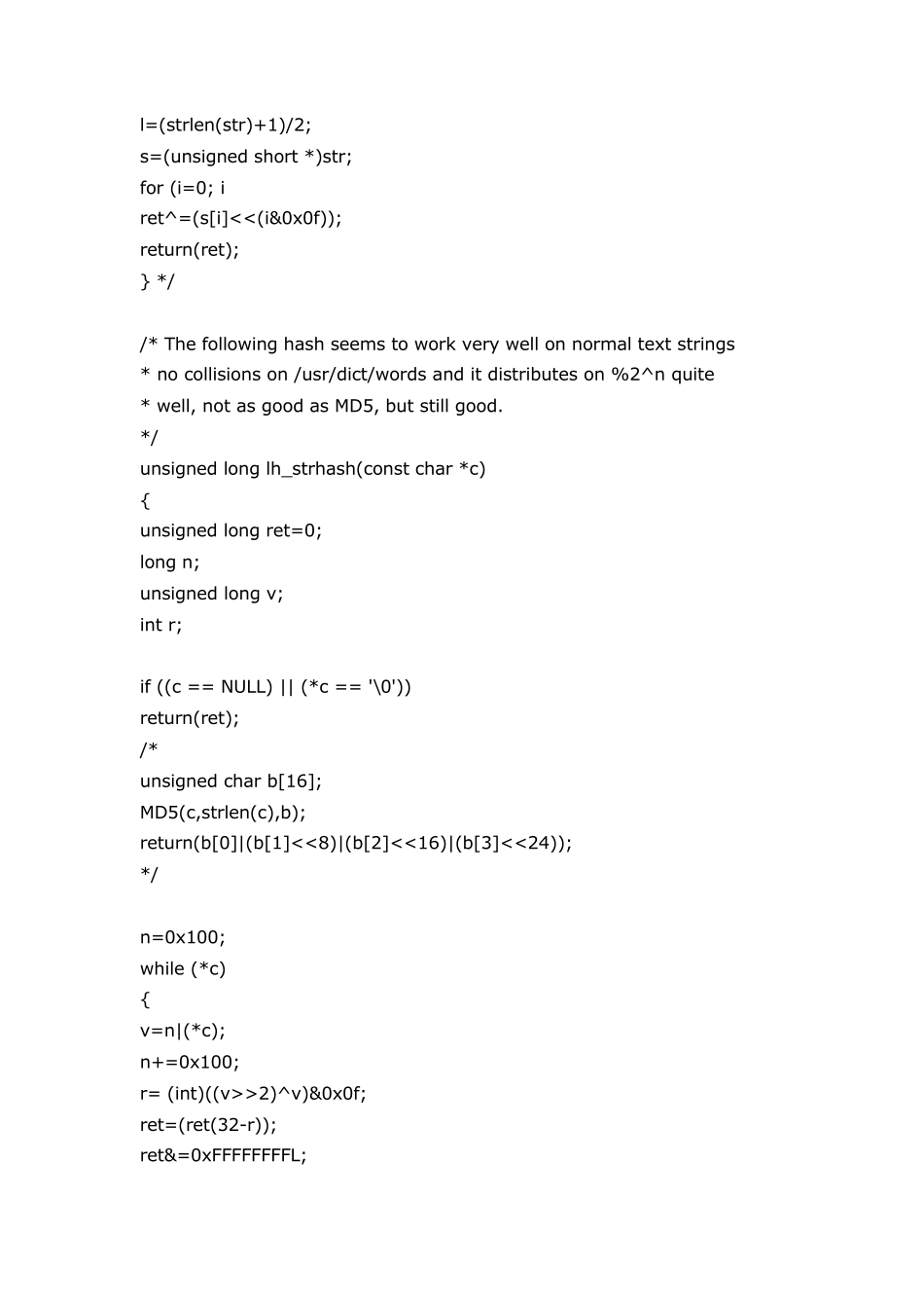 字符串hash算法比较_第2页