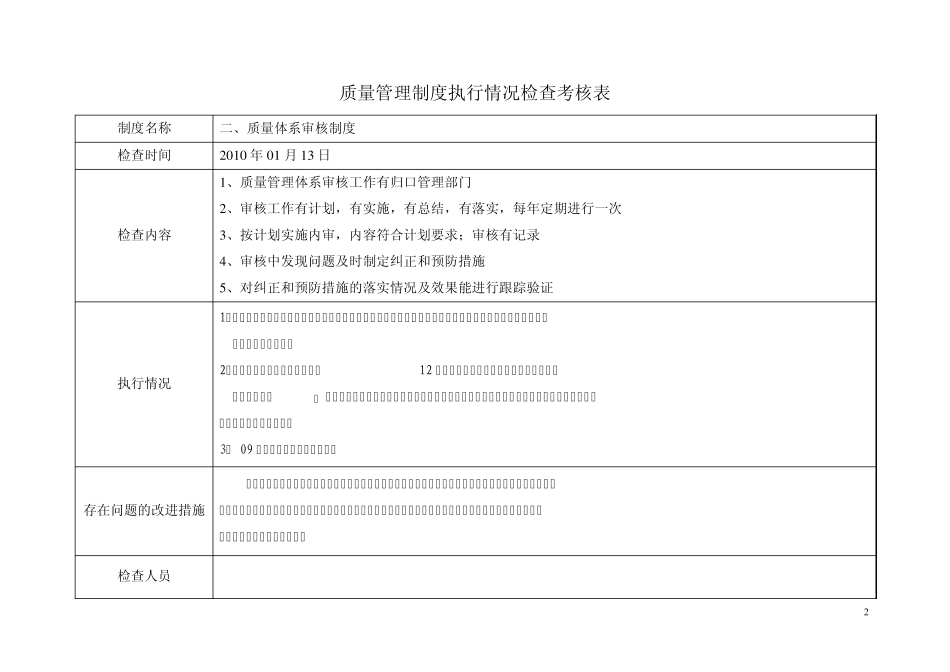 季度公司药品质量管理制度考核记录_第2页