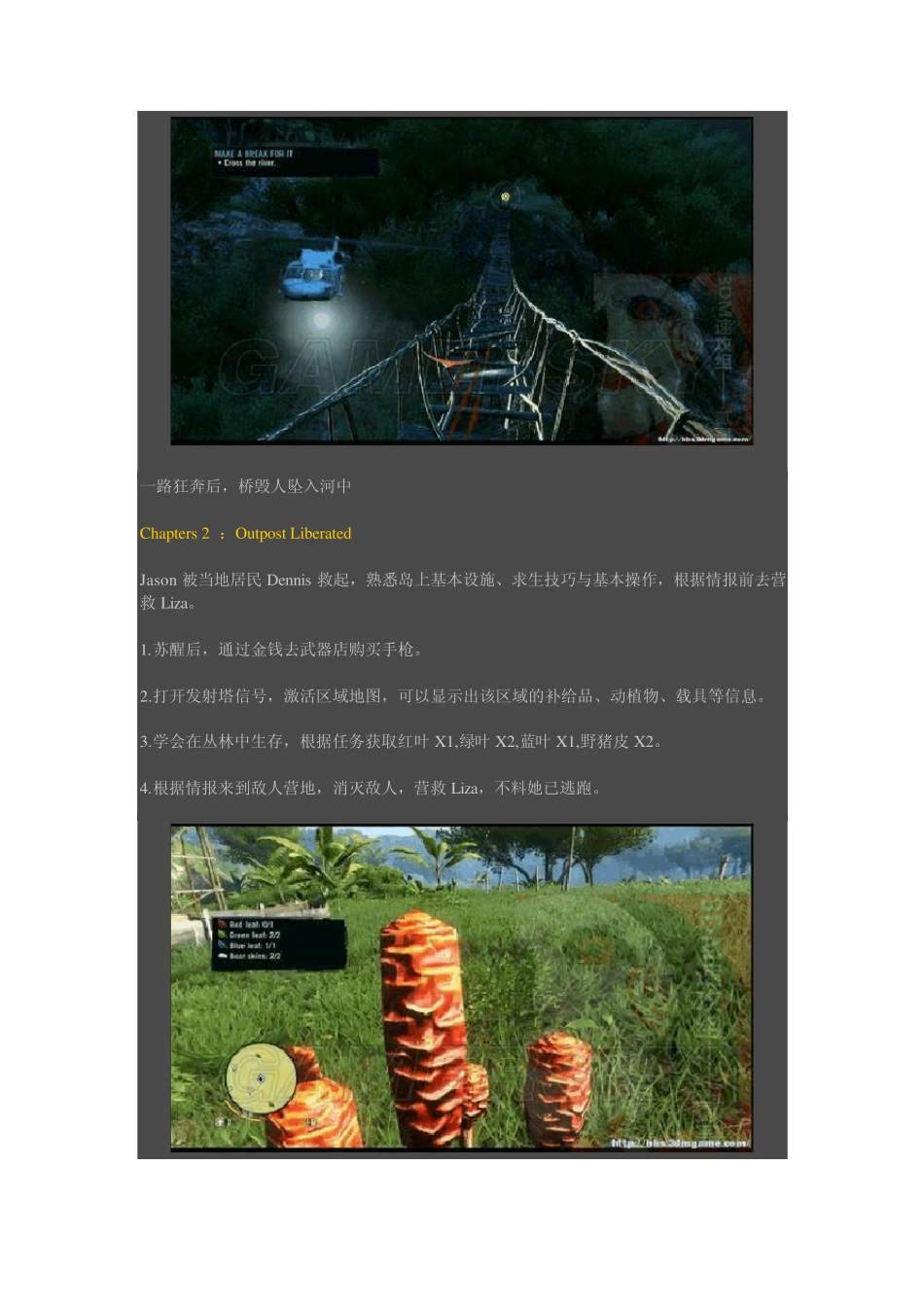 孤岛惊魂3图文全攻略_第3页
