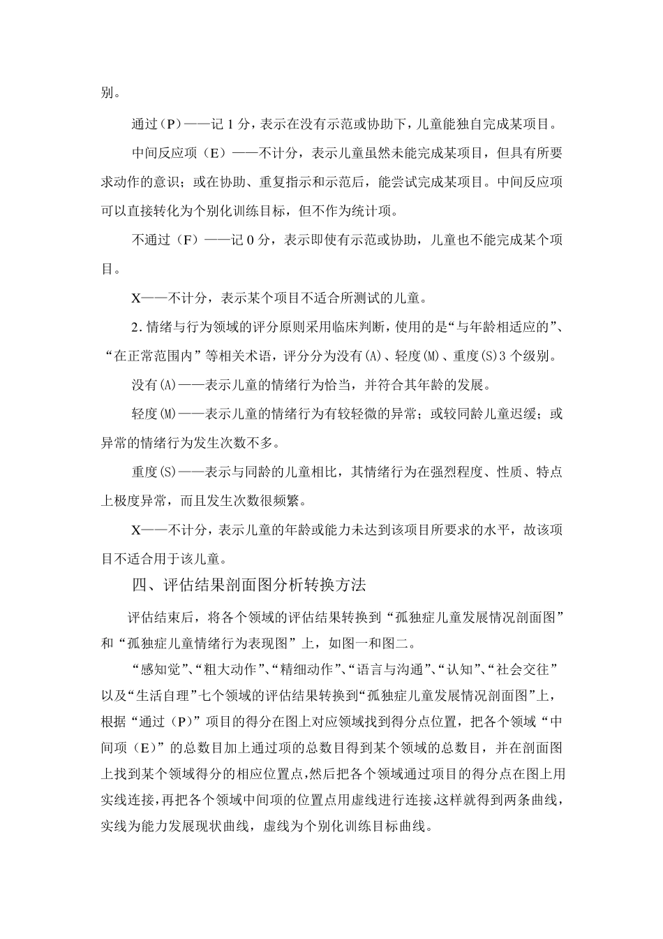 孤独症儿童发展评估表_第3页