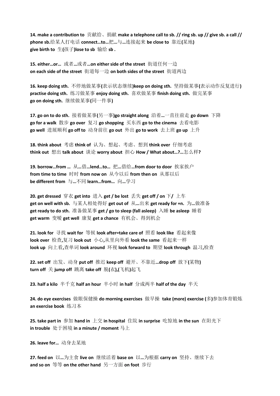 学位英语知识点_第2页