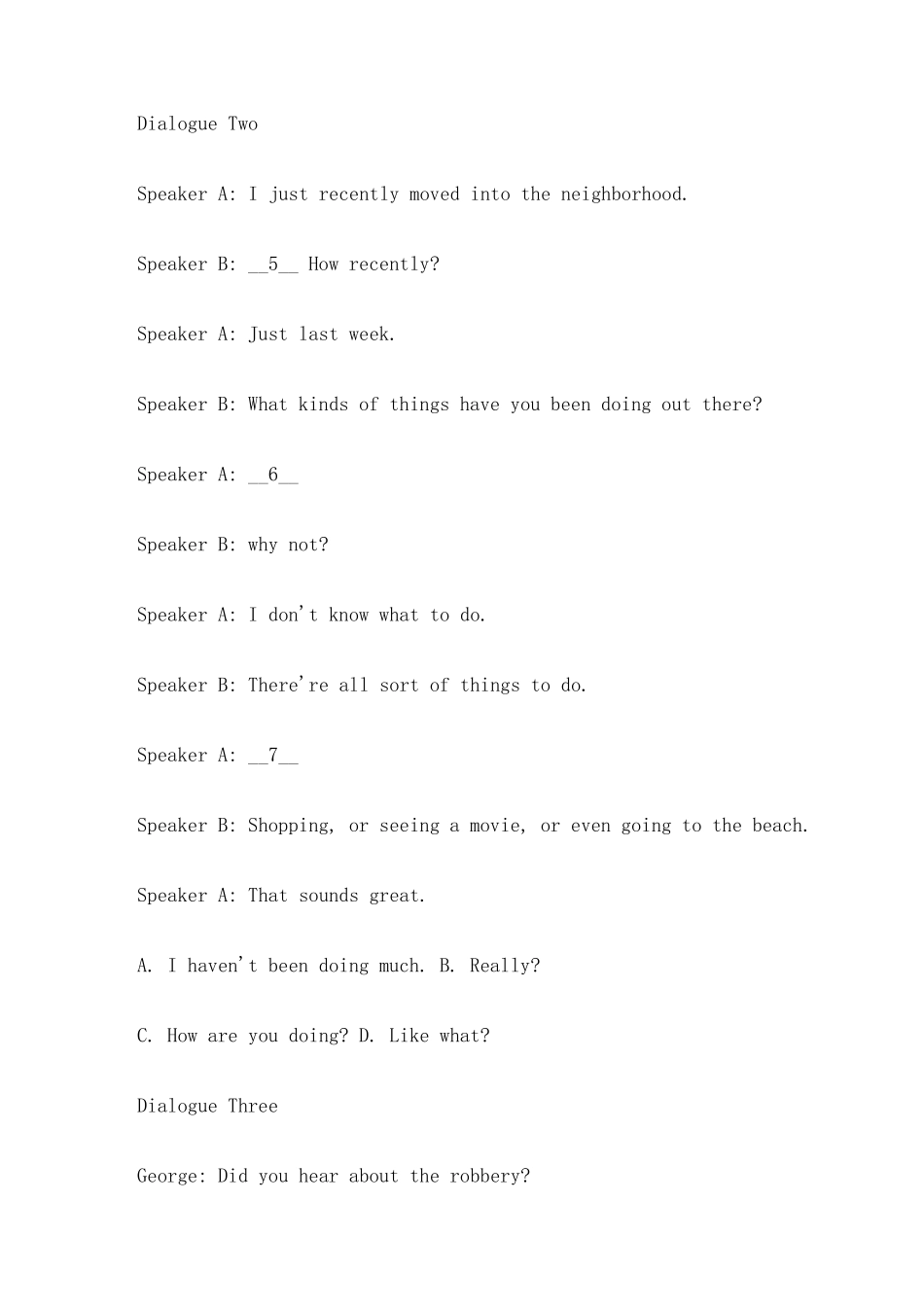 学位英语考试真题答案全国卷_第2页