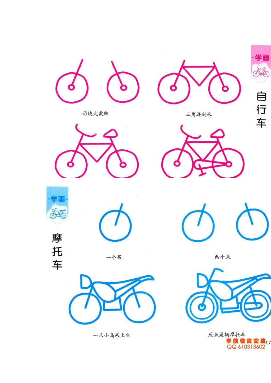 学前儿童交通工具简笔画_第1页