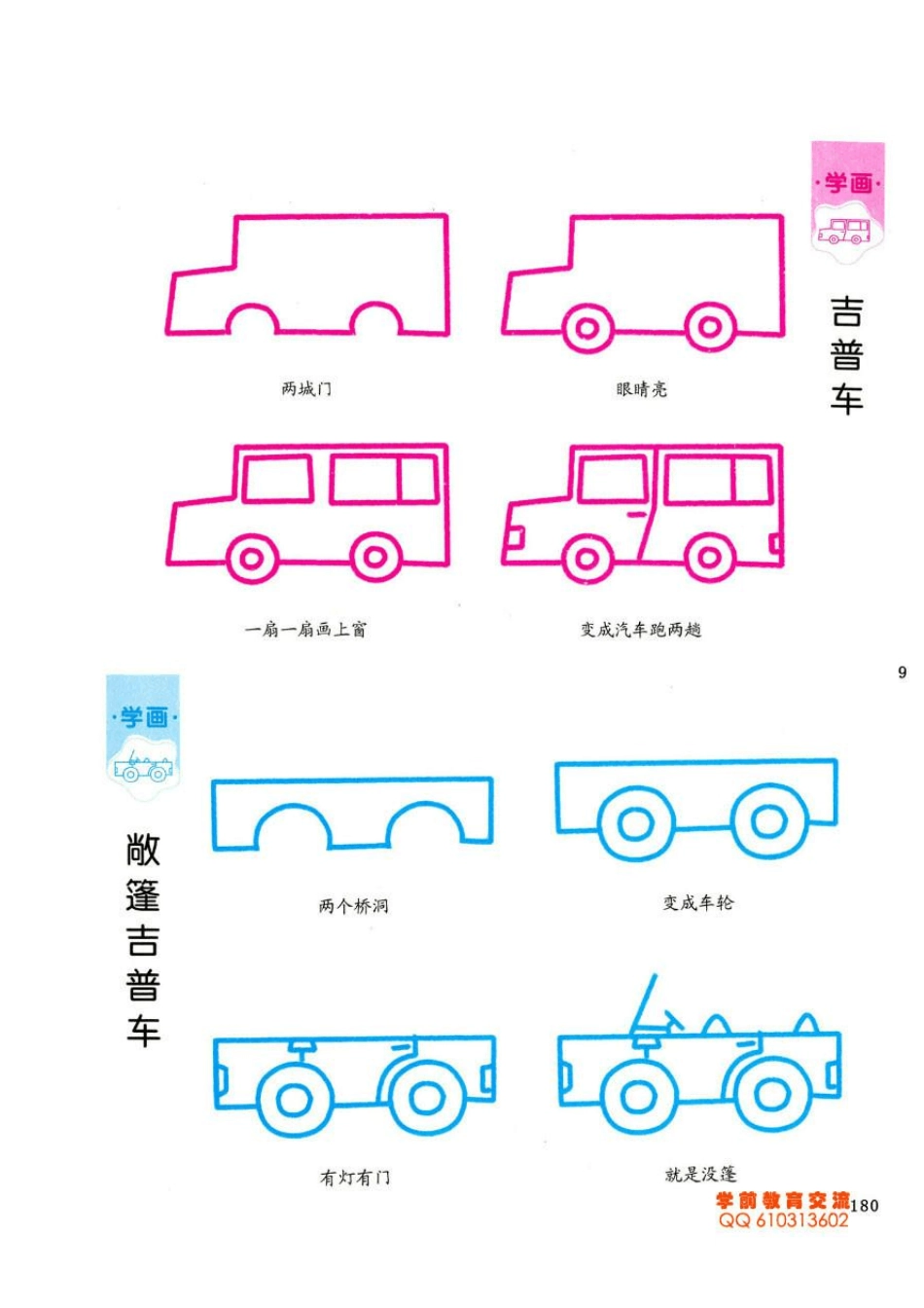 学前儿童交通工具简笔画_第3页