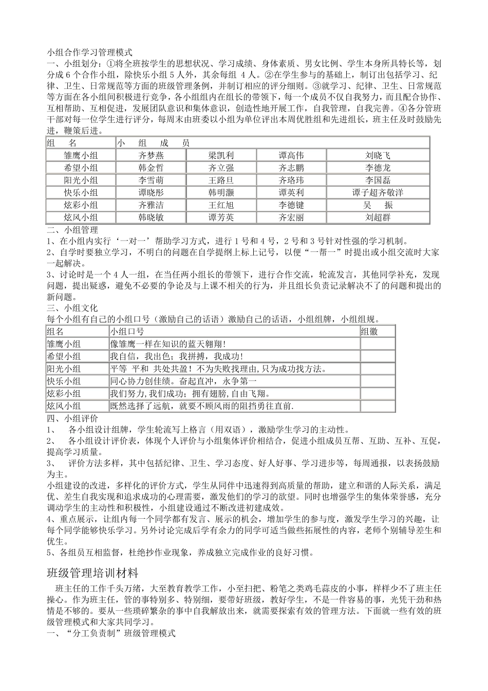 小组合作学习管理模式_第1页
