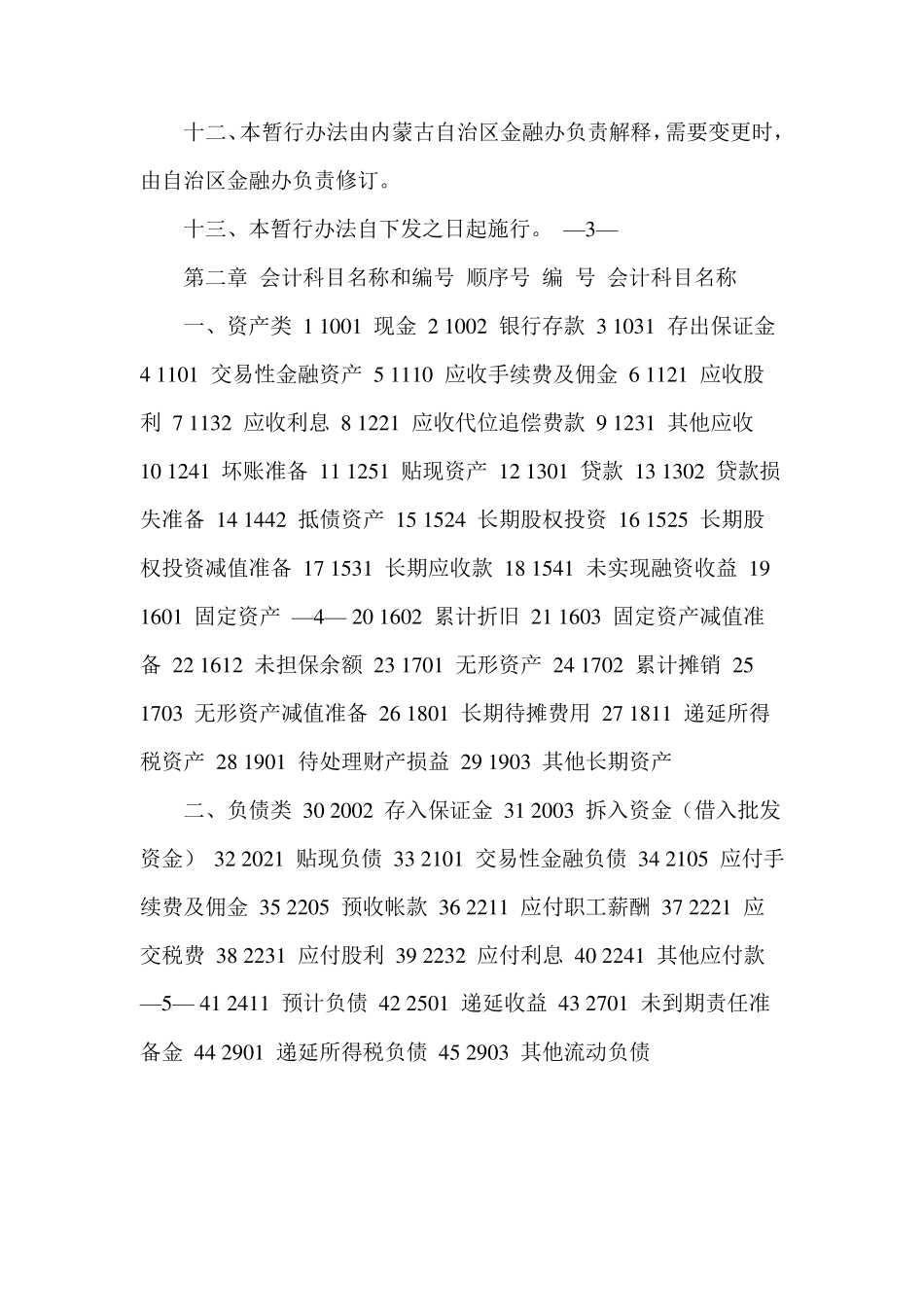 小额贷款公司会计科目使用说明_第3页