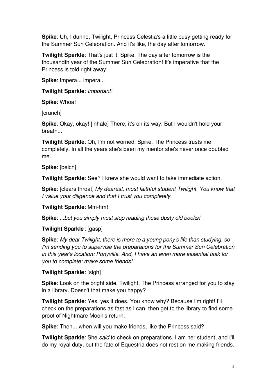 小马宝莉第一季第一集英文台词_第3页