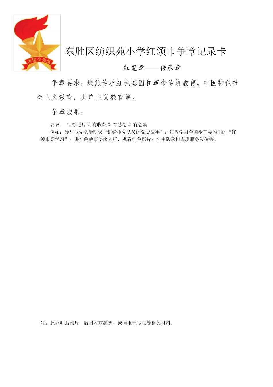 少先队红领巾奖章争章手册OK_第3页
