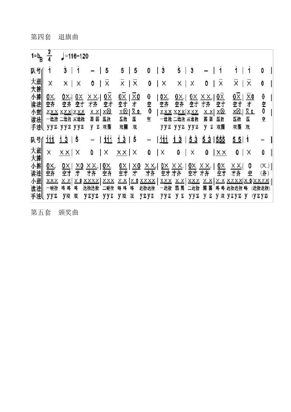 少先队鼓号队总谱(打印)20121001_第3页