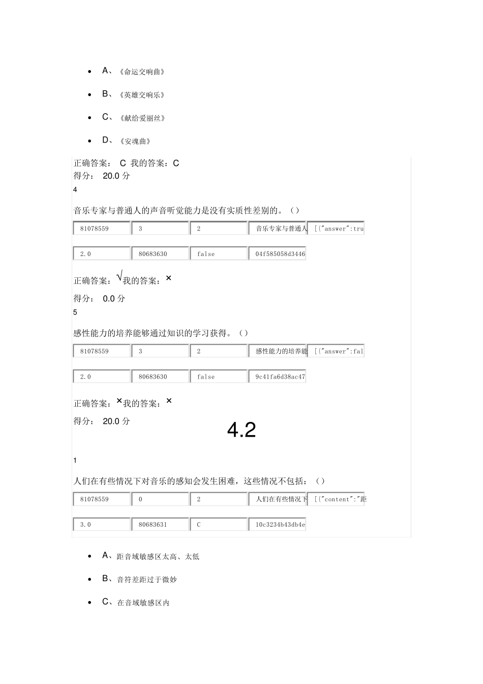 尔雅通识课音乐鉴赏第四章答案_第2页
