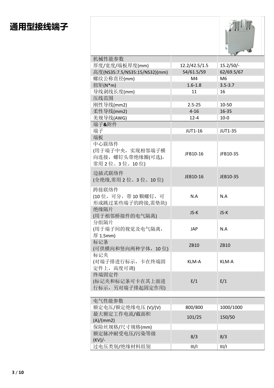 尤提乐导轨式接线端子1_第3页