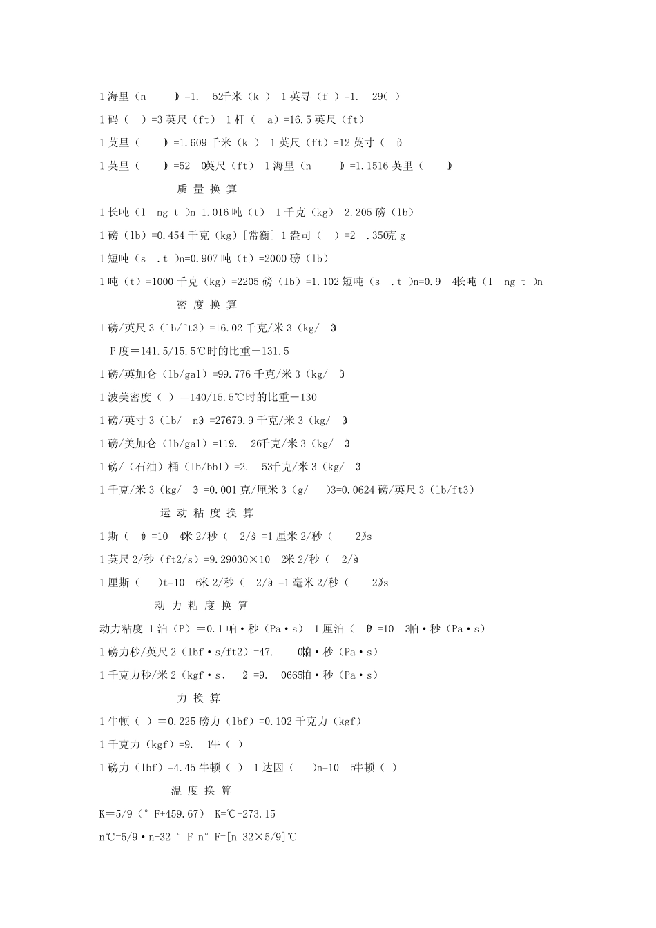 尺寸换算大全_第3页