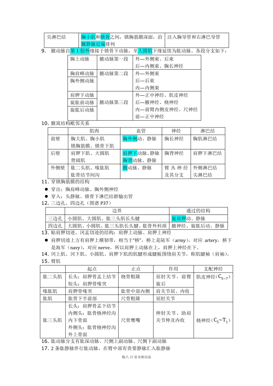 局部解剖学笔记整理_第2页