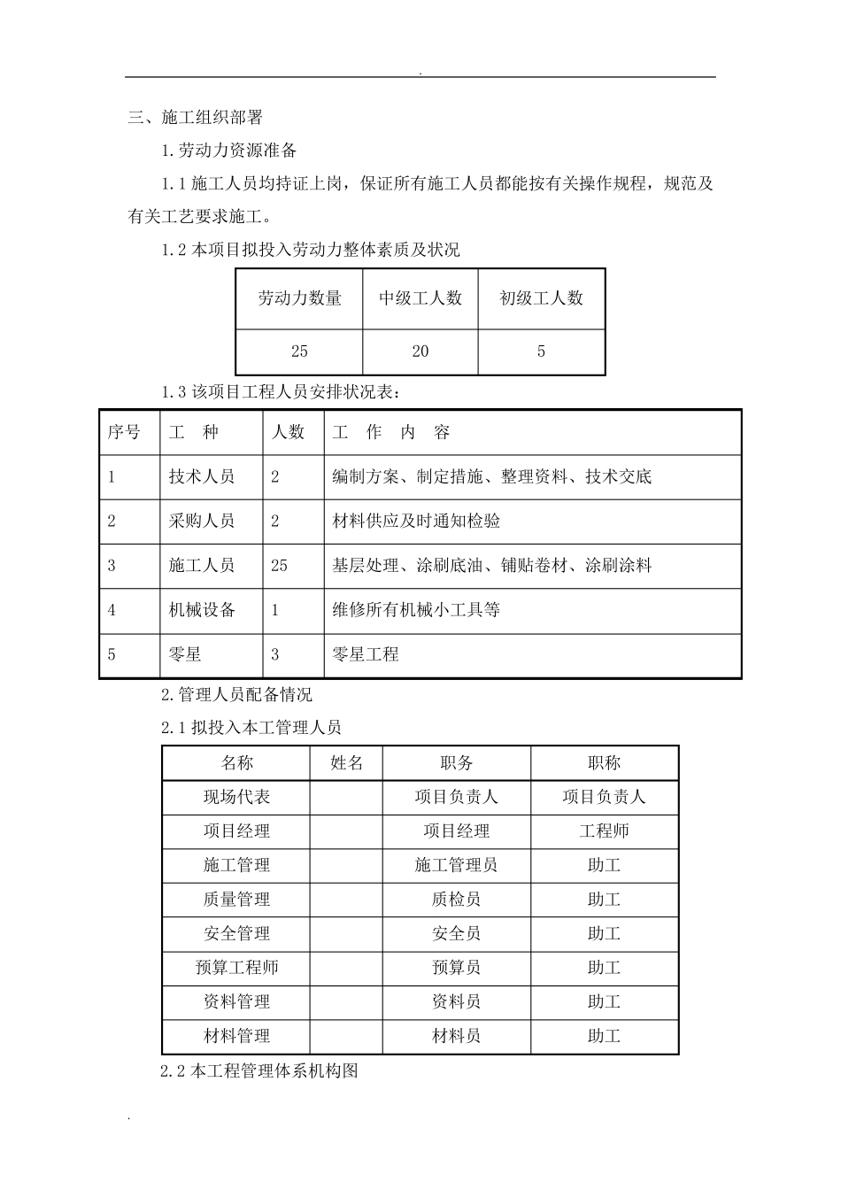 屋面及地下防水工程投标书_第3页
