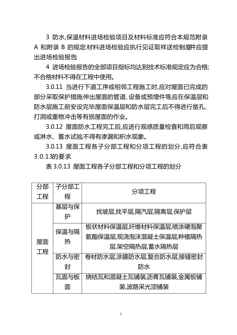 屋面工程质量验收规范_第2页