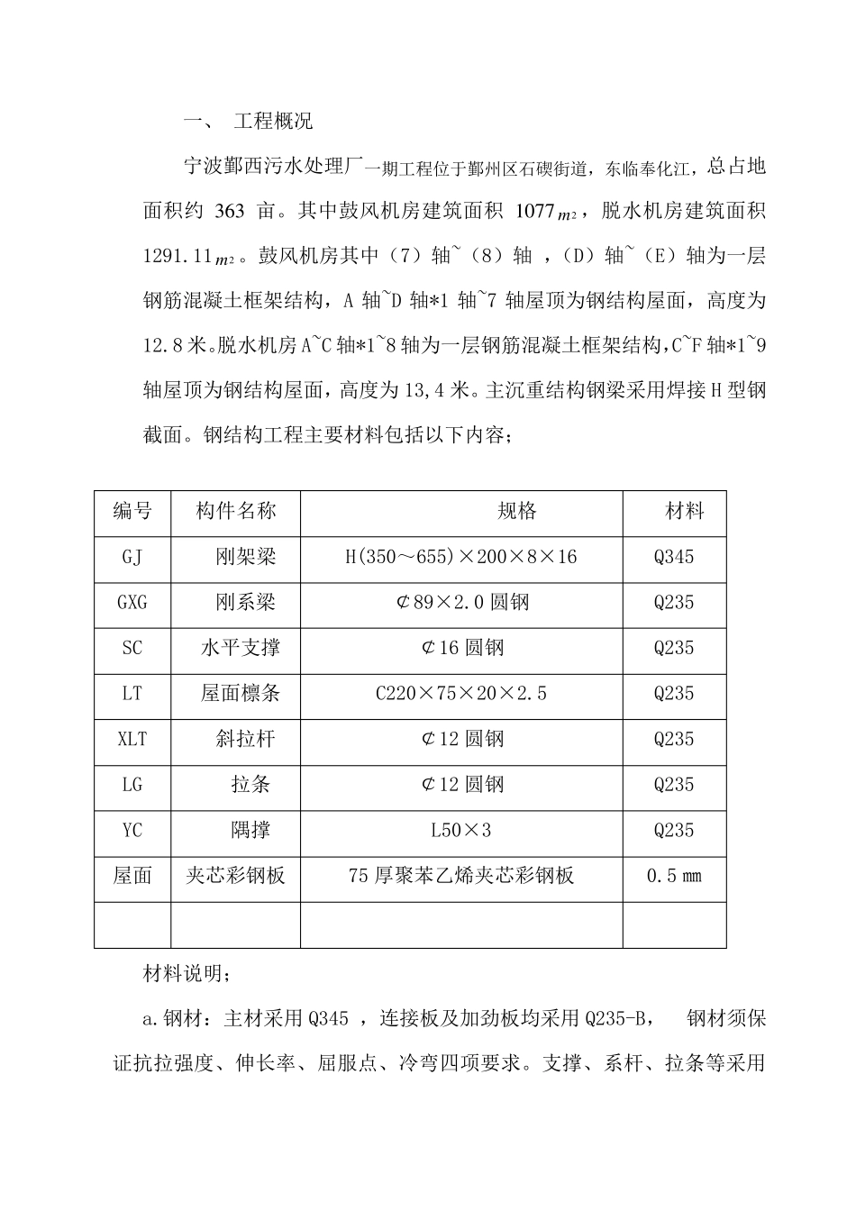 屋面钢结构施工方案_第2页