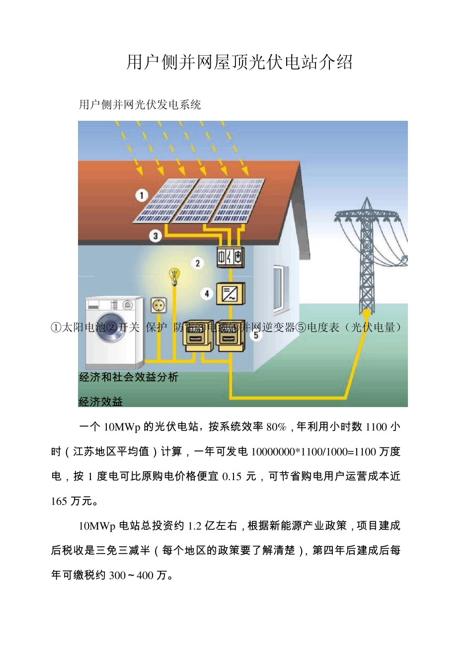 屋顶光伏电站简介及案例_第1页