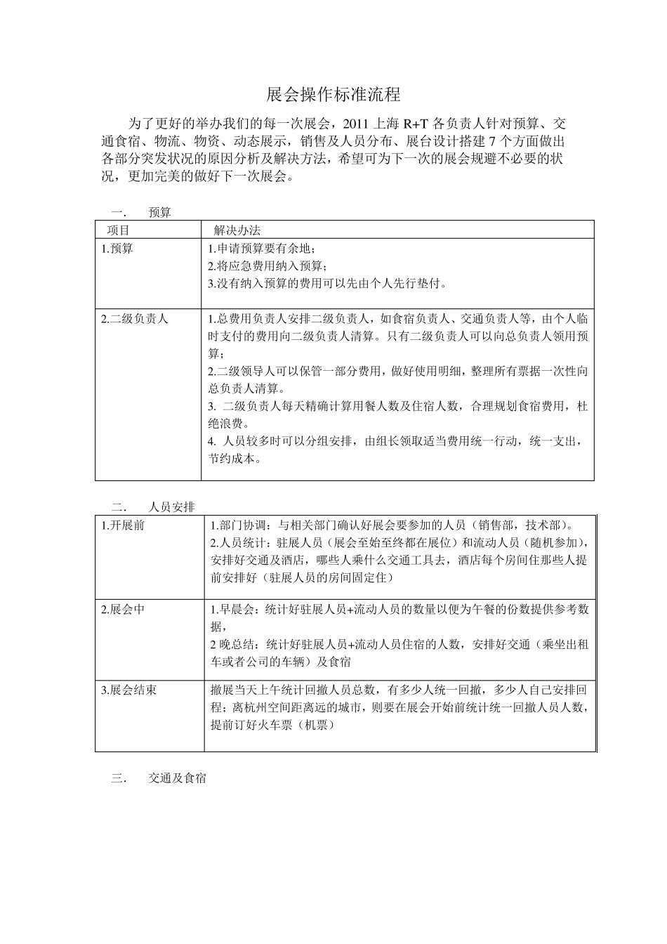 展会操作流程标准_第1页