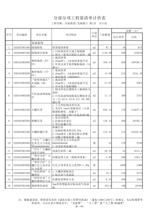 展厅报价清单201308271