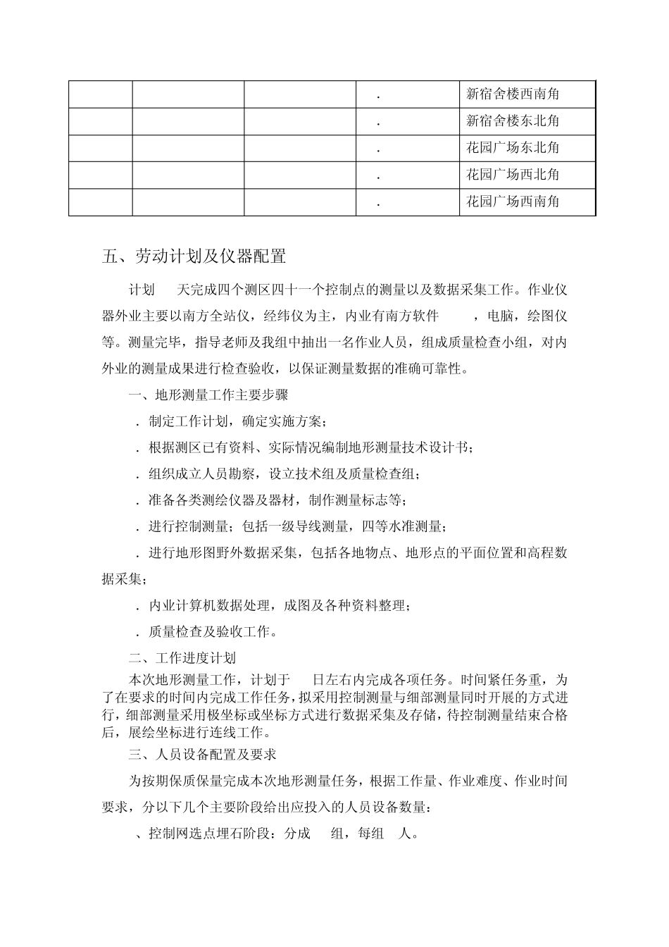 山东农业工程学院数字测图设计书_第3页