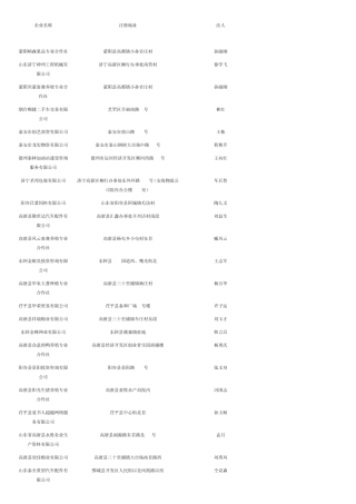 山东新注册公司