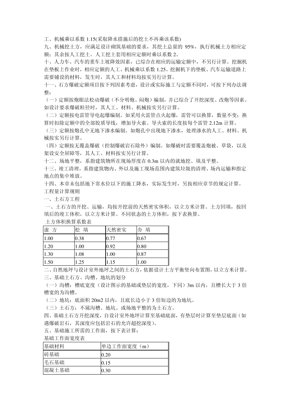 山东消耗量定额及综合解释(2011年整理)_第3页