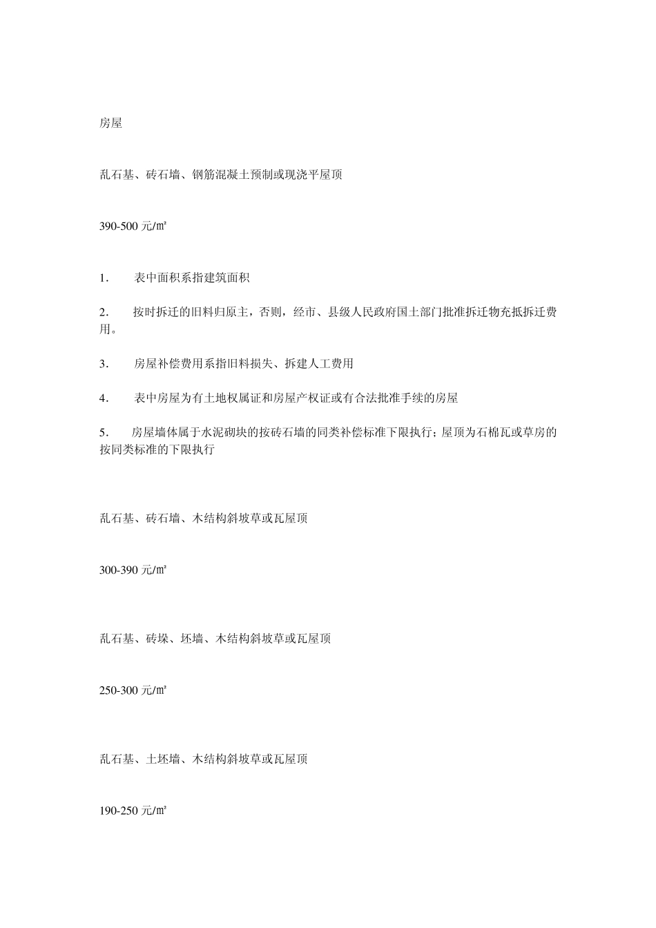 山东省关于调整枣庄市征地地面附着物和青苗补偿标准的批复_第2页
