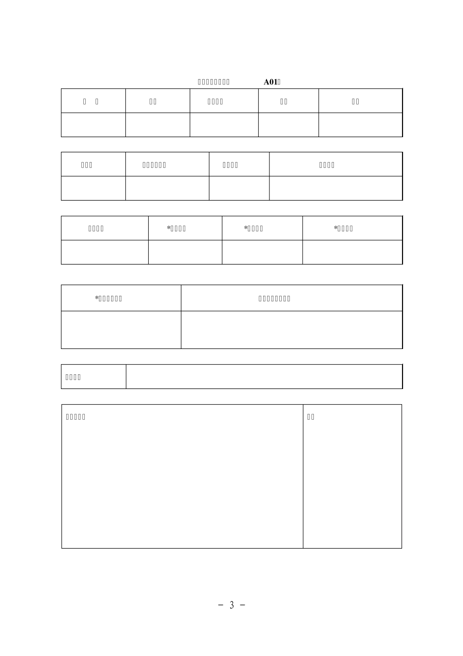 干部(公务员)信息采集表_第3页