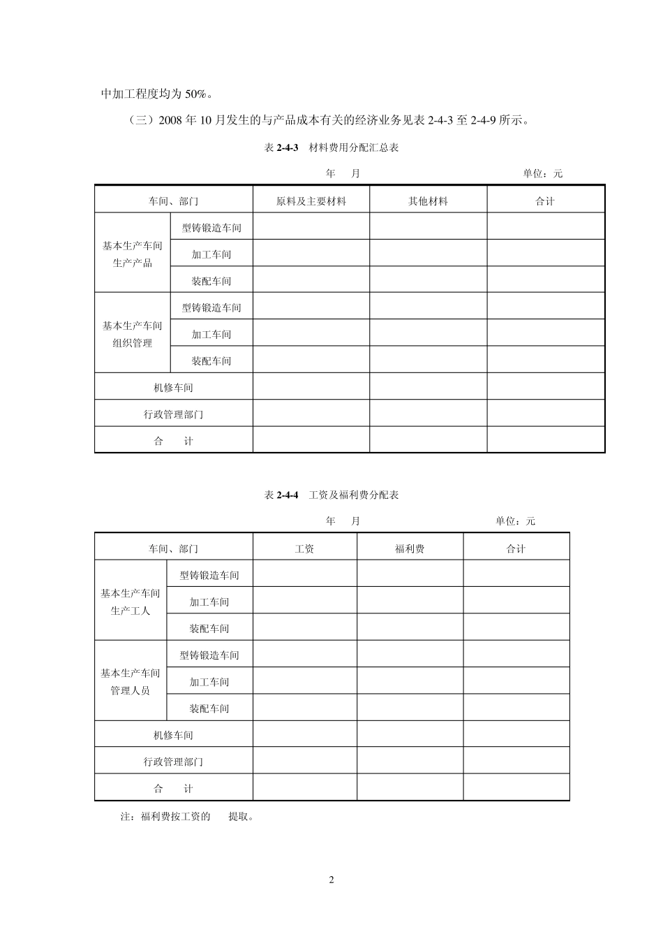 平行结转分步法案例_第2页