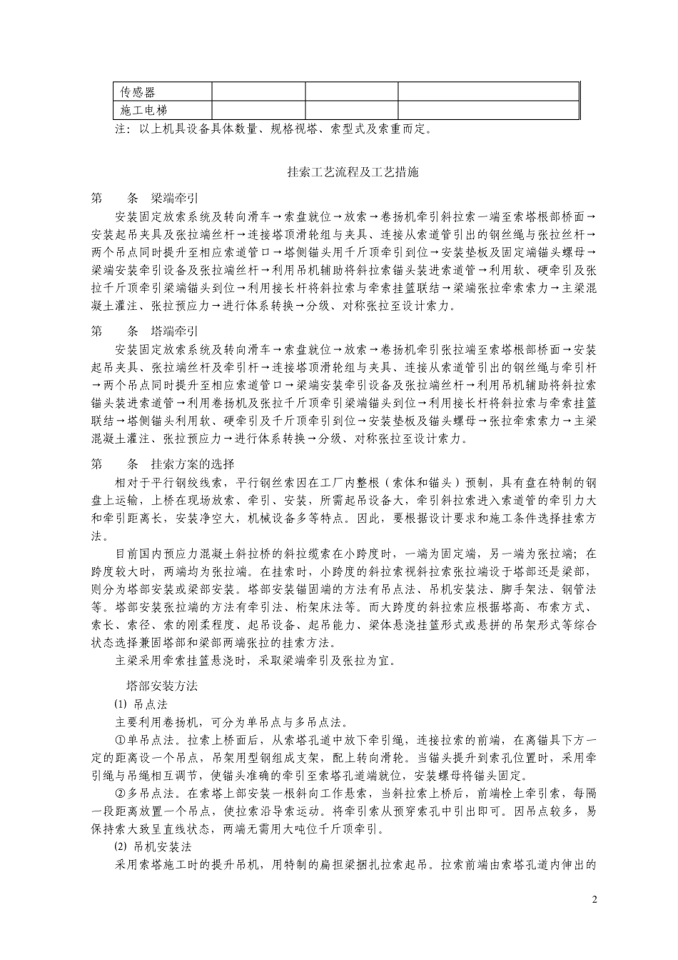 平行钢丝索挂设施工工艺_第3页