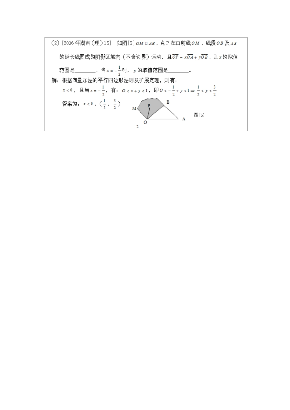 平面向量三点共线定理应用非常好_第3页