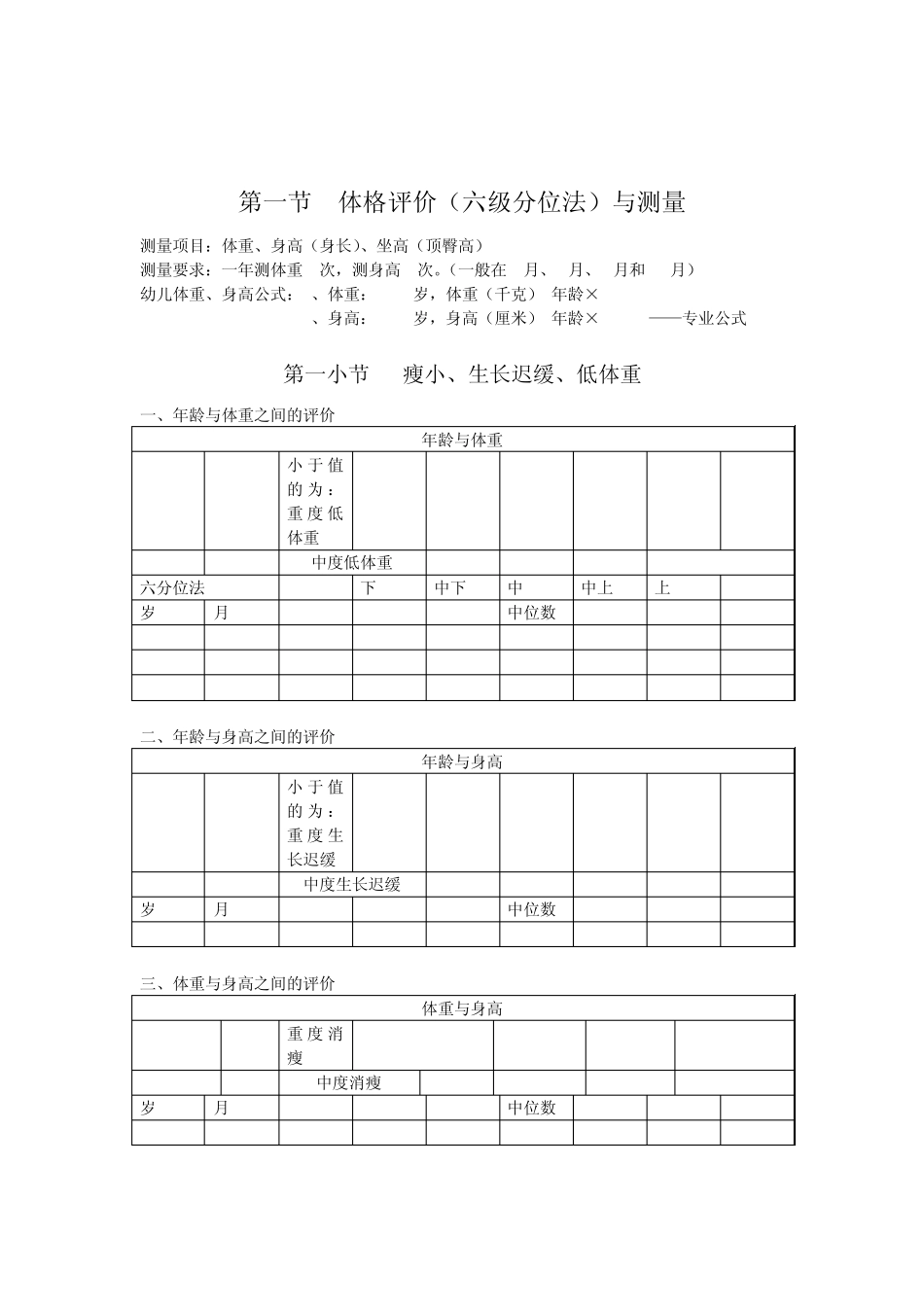 幼儿园体格评价及膳食营养分析与计算_第2页