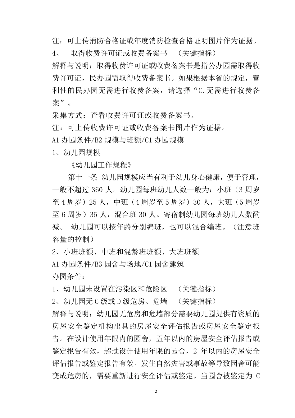 幼儿园办园行为督导评估指标体系_第2页