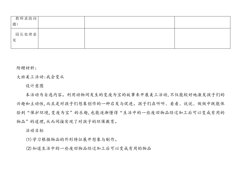 幼儿园园长巡班记录表_第2页
