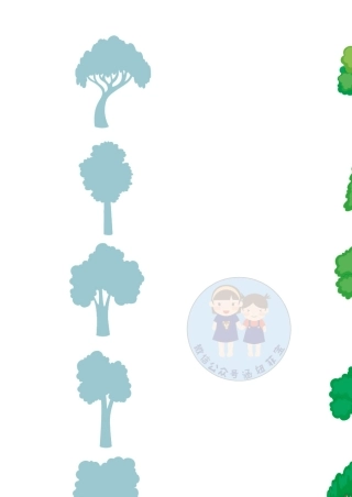 幼儿园学龄前儿童逻辑思维训练：影子连线