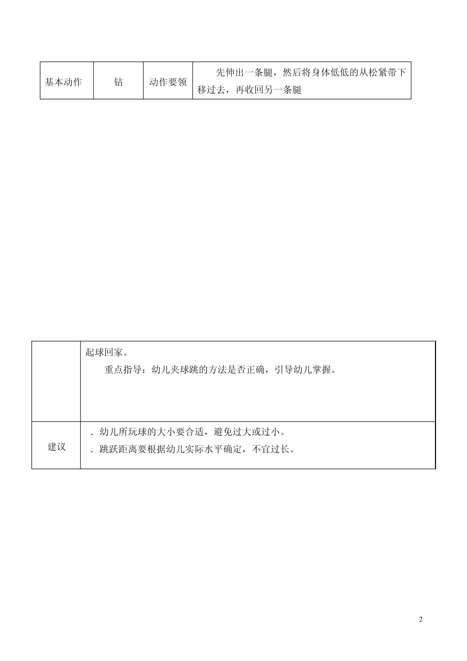 幼儿园小班、中班、大班体育游戏大全_第2页