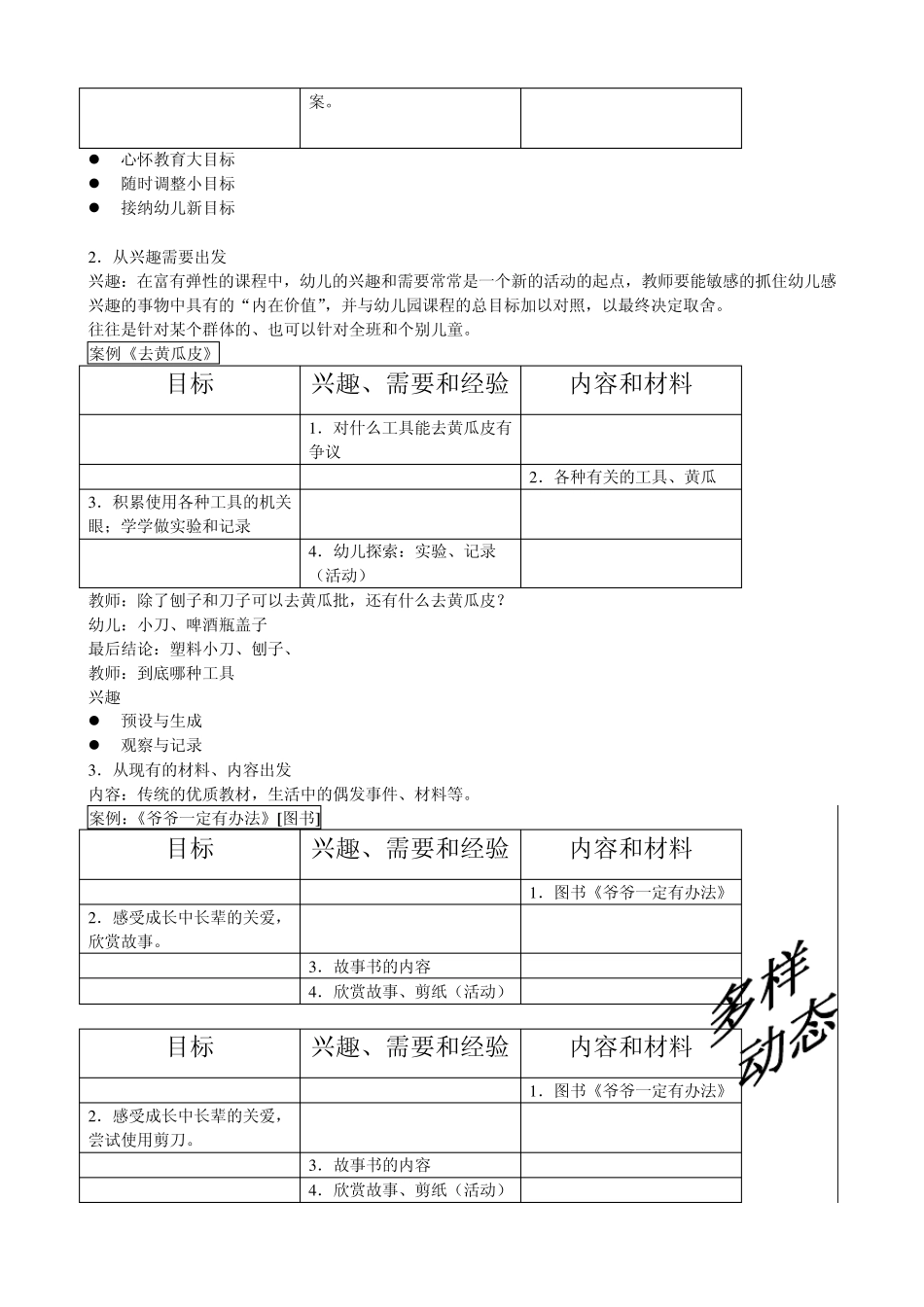 幼儿园教育活动设计_第2页