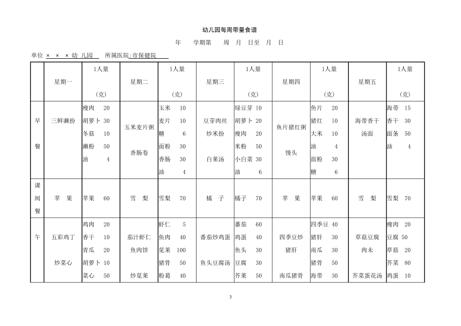 幼儿园膳食营养计算_第3页