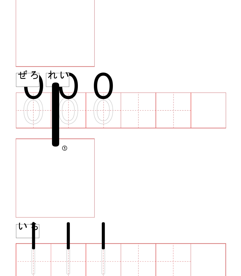 幼儿数学启蒙认识阿拉伯数字认数练习从易到难可打印共25页_第1页