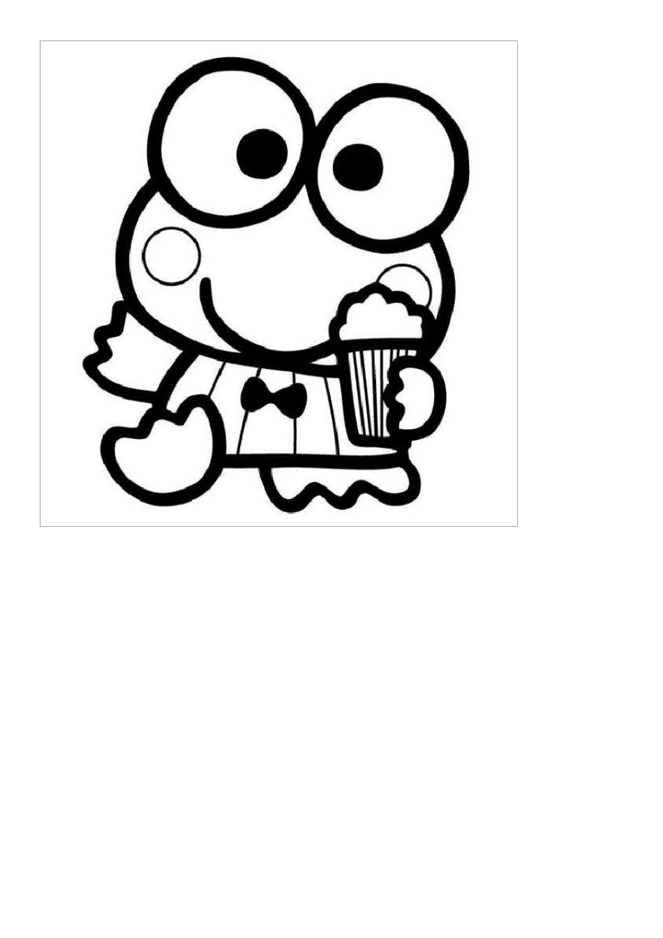 幼儿涂色可爱卡通简笔画可用A4纸直接打印_第3页