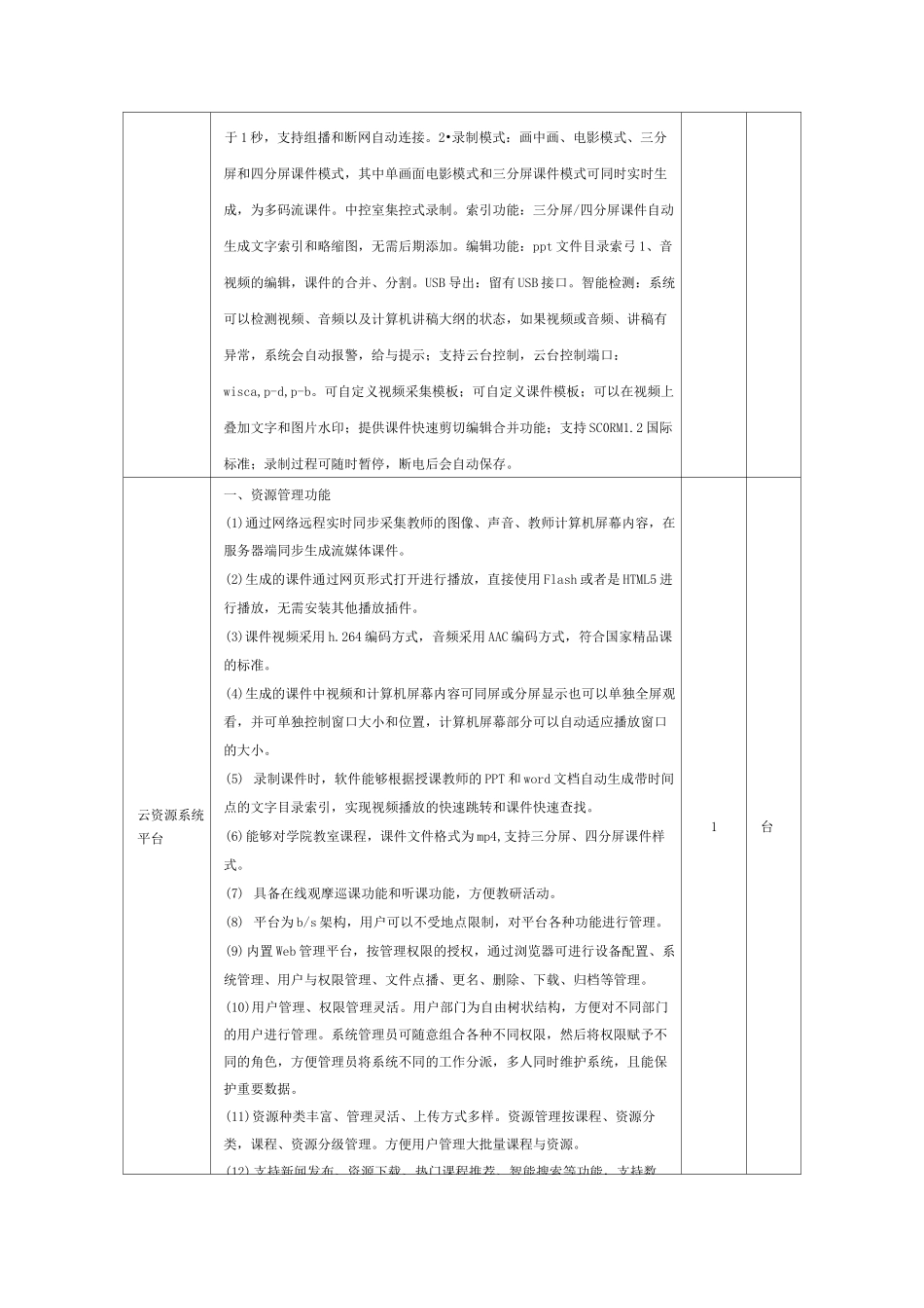 广播级自动录播教室设备清单_第3页