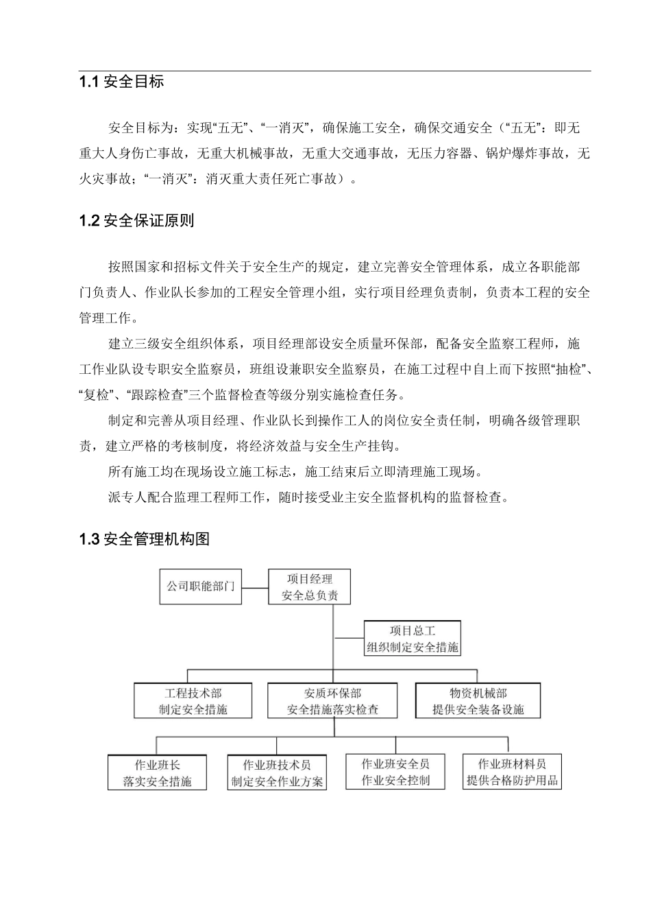 项目方案安全生产保证体系_第3页