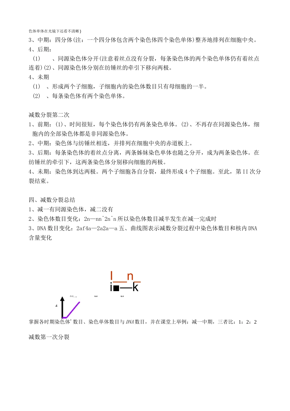 减数分裂知识点_第2页