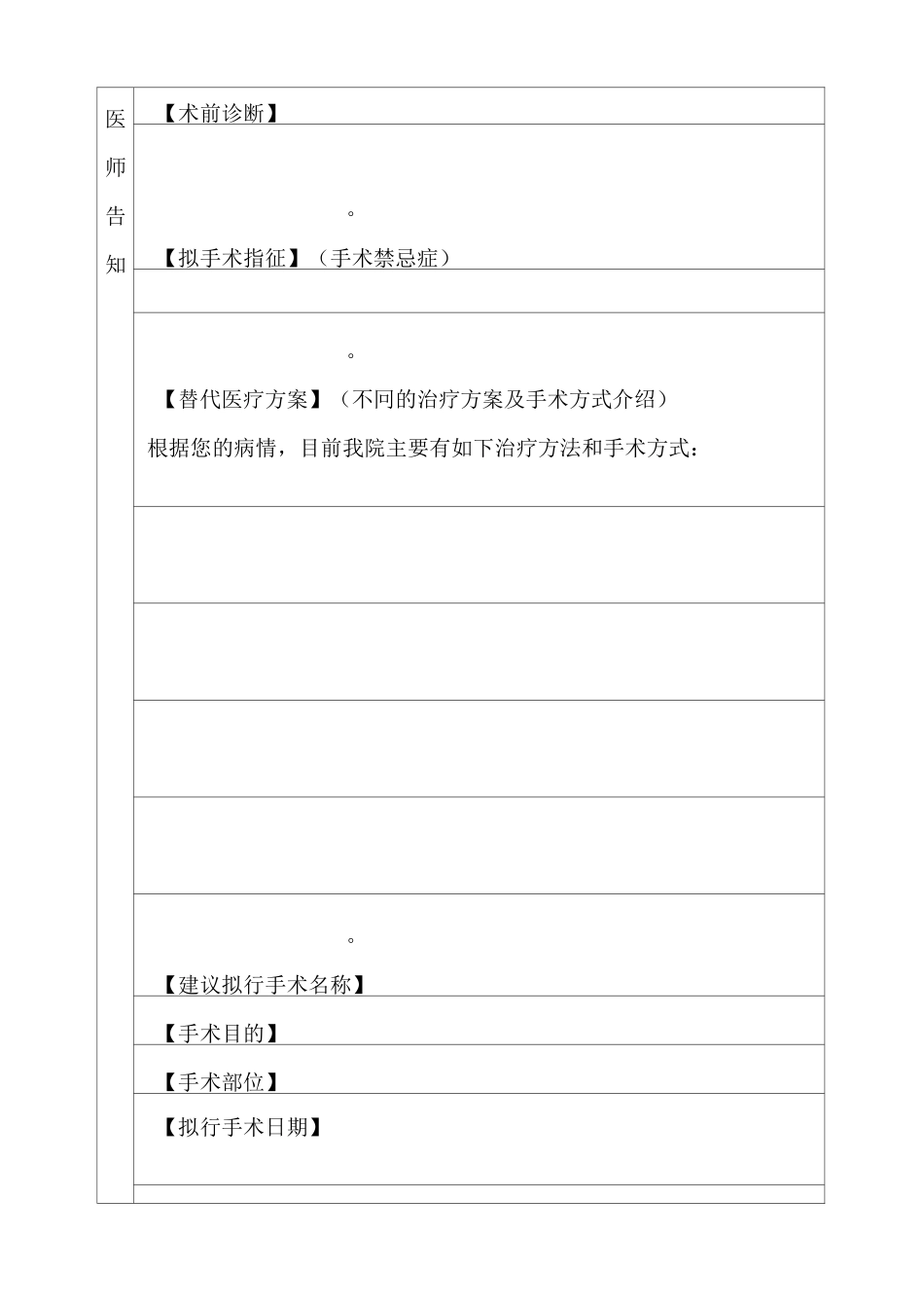 手术知情同意书 _第2页